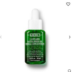 NEW FULL SIZE KIEHLS CANNABIS SATIVA SEED OIL HERBAL CONCENTRATE 30ml